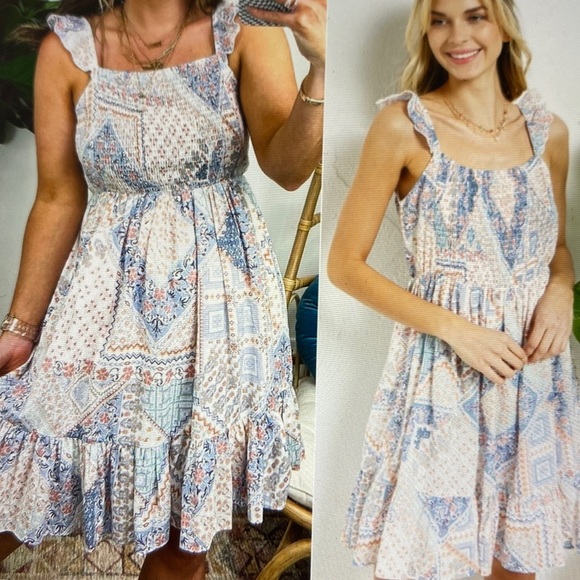Blue B Dresses & Skirts - NWT Women’s Size S Tribal Print Sundress!